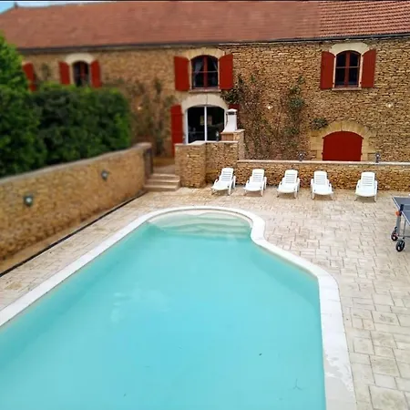 Landhuis Maison En Pierre Climatisee Avec Piscine Privee En Dordogne Saint-Crépin-et-Carlucet
